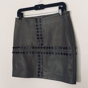 Tony Cohen Studded Leather Mini